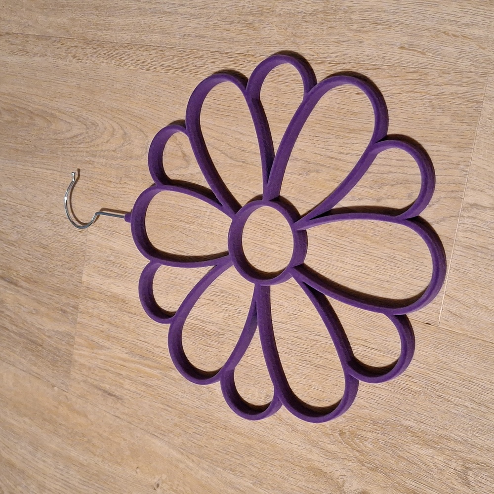 Purple Scarf Hanger
